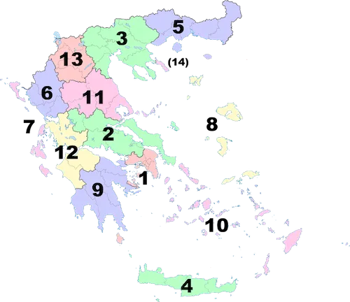 Map of Greece
